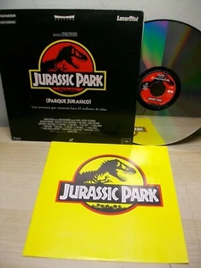 JURASSIC PARK in VIDEO LASERDISC + BOOKLET - OVER 100 TITLES AVAILABLE PREGU - Picture 1 of 2