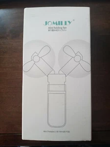 JOMILLY Mini FoldingFan Rechargeable & Portable.New - Picture 1 of 6