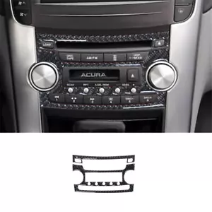 Cubierta de reproductor de CD de consola interior de fibra de carbono 2 piezas para Acura TL 2004-2008 - Imagen 1 de 13