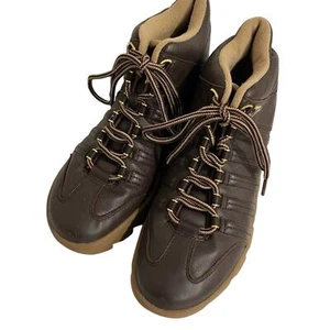 K-Swiss Altezo II Damen Größe 9,5 Braun Leder Halbhohe Stiefel Schuhe Sneaker RAR - Bild 1 von 13
