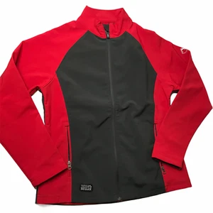 DRI-DUCK Jacket, Full Zip. Red / Gray. Size Adult Women's Medium - Picture 1 of 12
