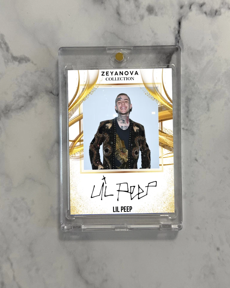 Lil Peep Trading Card Fanart Auto Signature Autograph Collectible - Bild 1 von 1