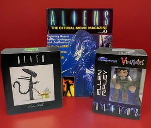 Lote de coleccionista "Aliens" | Memorabilia de películas de 1986 | Dos figuras | De colección Revista - Imagen 1 de 16