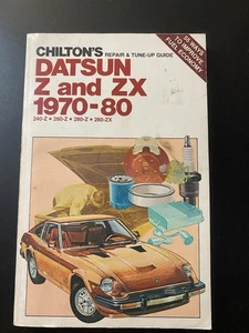 Datsun Z and ZX 1970-80 Chiltons Manual Softcover - Bild 1 von 8
