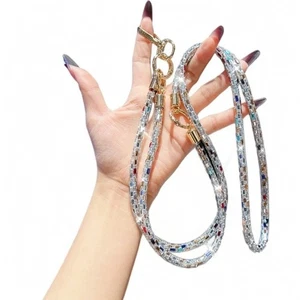 Universal Rhinestone Mobile Phone Lanyard Hanging Cord Strap Phone Accessories - Photo 1 sur 17