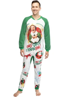 Elf The Movie Hombre OMG Santa! ¡Lo conozco! Pijama para dormir de una pieza (XXL/XXXL) Foto 1 de 4