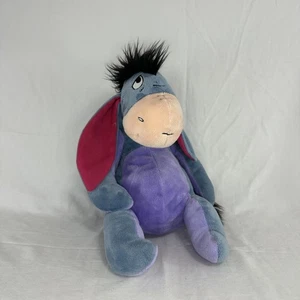 Disney Eeyore Plush Stuffed Animal Winnie the Pooh Kohl's Cares Blue Purple - Picture 1 of 9