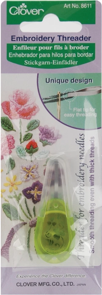 Enhebrador de bordar Clover 8611C - verde manzana Foto 1 de 1