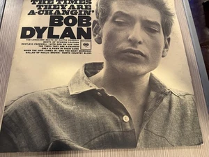 Bob Dylan The Times Are A Changin LP Vinyl Record 8905 w/ Insert & Sleeve Ex+ - Imagen 1 de 5