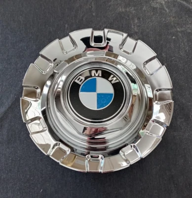 适用于宝马 20 英寸 745Li 750Li 760Li B7 750i 760i 铬中心盖 59402 1 件 二手 — 第 1/4 张图片