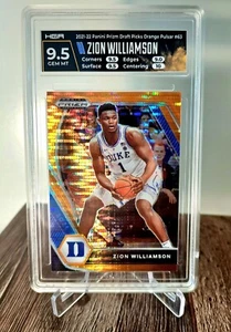 Zion Williamson 2021-22 Panini Draft Picks #63 Orange Pulsar /49 SP 🔥HGA 9.5💎 - Picture 1 of 3
