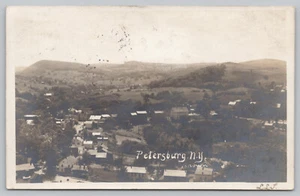 Petersburg NY New York - RPPC - Birds Eye View - Real Photo Postcard - 1908 - Picture 1 of 2