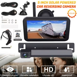 5 Inch Wireless DIY Car Reverse Camera (Solar Powered) for Australia Plates - Picture 1 of 11
