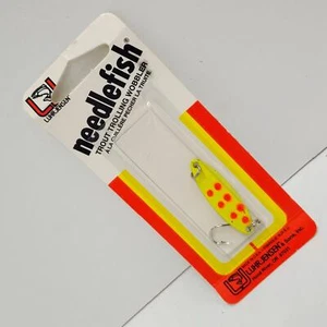 Luhr Jensen Needlefish Fishing Lure Chartreuse Fire Dot Size 1 1051-001-0054 - Picture 1 of 3