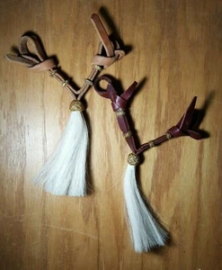 Correa de bordillo ajustable (sin hebilla) - Latigo w / Rawhide - Imagen 1 de 5