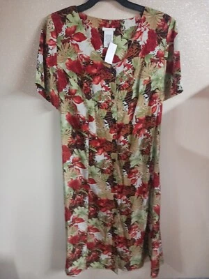White Stag Women's Size 22w Multicolored Dress NWT  - Image 1 of 4