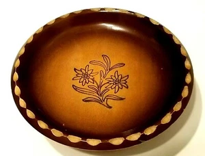 Cuendet 236 Cuerda Musical Cuenco de Madera Plato Toca El Caminante Feliz 7.5" - Imagen 1 de 6
