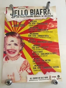 JELLO BIAFRA...59x42cm/23"x17"...2013 PÓSTER DE LA GIRA AUSTRALIANA DAÑADO! - Imagen 1 de 10