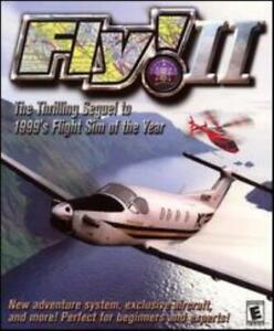 Fly ! II 2 PC CD variété de modèles d'avions 3D simulation jeu d'avion de vol !