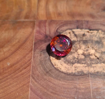 8.9 ct rund facettiert ca. 11.7  mm  SPHALERIT aus Spanien - Bild 1 von 4