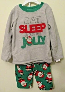 Carter's Just For You Neu mit Etikett 2-teiliger Weihnachtsmann-Pyjama Unisex Größe 3T kostenloser Versand - Bild 1 von 2