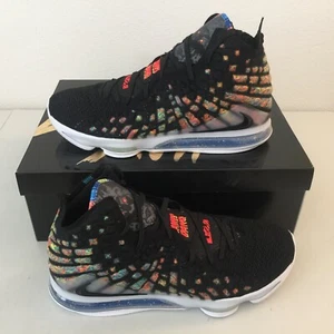 Nike Lebron XV11 17 James Gang multicolore nere BQ3177-005 taglia 18 - Foto 1 di 10