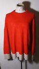 Women's JOULES Knitwear Coral Red Alpaca Blend Mock Neck Sweater Size 12