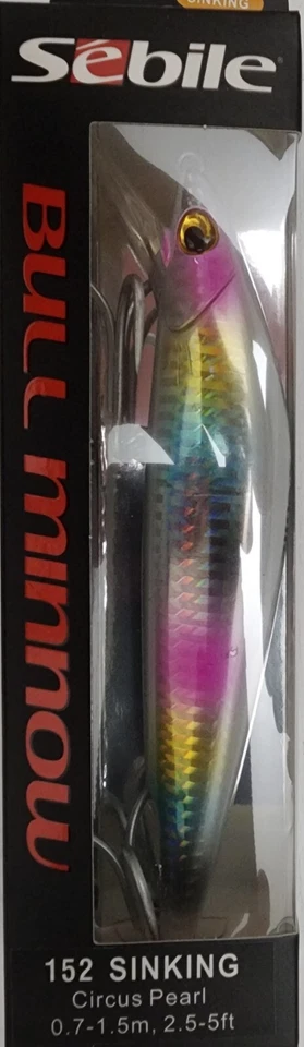 Sebile Circus Pearl Bull Minnow 6" Floating Diver Saltwater Fishing Lure 1443248