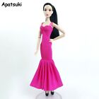 Hot Pink Fashion Doll Dress For 11.5" Doll Clothes Outfits Mermaid Gown 1/6 Toy