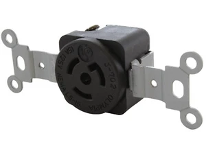 15A 125V 3-Prong NEMA L5-15R Flush Mount Outlet Replacement by AC WORKS® - Picture 1 of 5