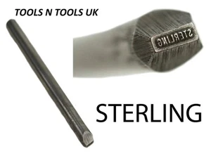 JUWELIER METALLSTEMPEL STERLING GERADE SILBER SCHMUCKSTANZE STANZBARREN - Bild 1 von 1