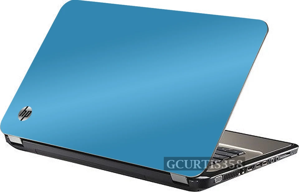 SKY BLUE Vinyl Lid Skin Cover Decal fits HP Pavilion G6 1000 Laptop - Image 1 of 1