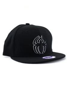 New Era Youth Size Spider-Man Adjustable Hat Japan Exclusive Marvel Comics Black - Picture 1 of 7