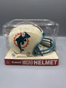 Riddell Miami Dolphins NFL Micro Helmet – Vintage Collectible – New in Box - Picture 1 of 7