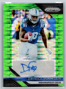 2018 Panini Prizm #RA-DF Daurice Fountain Pulsar Green Rookie Auto - Picture 1 of 2
