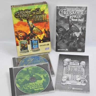 PC Game CRUSADER KINGS EUROPA UNIVERSALIS II 2 Windows 98/Me/2000/XP/Vista 6205 - Image 1 of 4