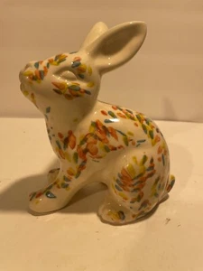 Confeti de conejo de porcelana diseño campo/granja decoración/pascua/primavera - Imagen 1 de 7