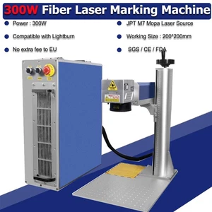 300W JPT M7 Mopa 200*200mm Fiber Laser Marking Machine Compatible Lightburn DE - Picture 1 of 14