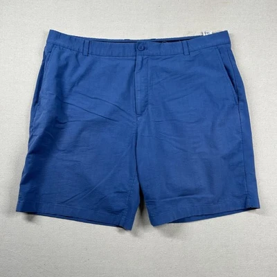 Pantalones Cortos Vineyard Vines Para Hombre 42 On The Go OTG Performance Chino A Rayas Azul Foto 1 de 4