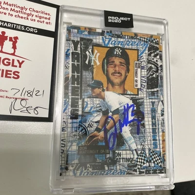 DON MATTINGLY Topps Project 2020 by TYSON BECK #386 Autograph Auto - Image 1 of 4