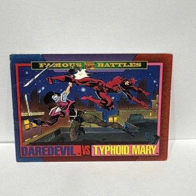 1993 MARVEL Daredevil Vs Typhoid Mary Card #168  - Image 1 of 2