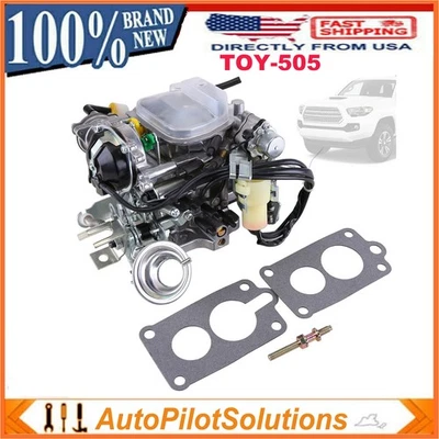 Carburador Toy-505 para camioneta Toyota 22R 1981-87 obturador automático 35290 2 barriles Foto 1 de 4