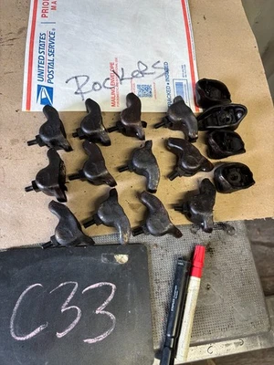 1978 1979 Ford F150 F250 F350 BRONCO 351M 400 VALVE ROCKERS ROCKER SET ARM ARMS - Image 1 of 4