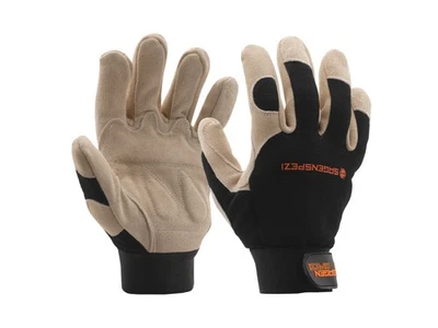 SÄGENSPEZI Ranger Forst Handschuhe Rindspaltleder Holz hacken Spalten Gr. 8 - 12 - Bild 1 von 3