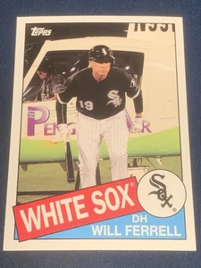 (A) 2015 Topps Archives #WF-7 Will Ferrell Chicago White Sox Rookie Card RC SP - Picture 1 of 3