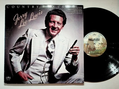 Jerry Lee Lewis - Country Class LP Record 1976 Mercury Country 33 RPM Foto 1 de 2