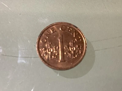Singapore 1 Cent 2000 Circulated - Image 1 of 2