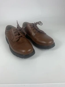 Dockers Stain Defender Mens Size 12 M Brown Leather Lace Up Shoes -569 - Picture 1 of 7