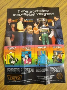Taito Nintendo NES 1990 Fold Out Insert Advertisment TAI-NES-US - Picture 1 of 2