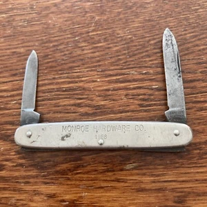 VTG  Monroe Hardware 1968 Advertising Pocket Knife (Monroe, NC) Camillus, NY, NR - Picture 1 of 19